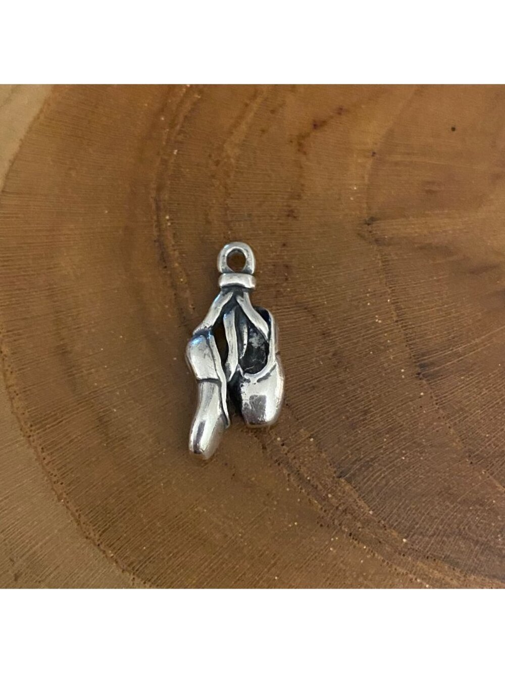 James Avery Ballet Toeshoes Charm, Sterling Silver